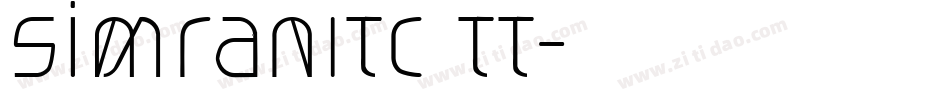 SimranITC TT字体转换